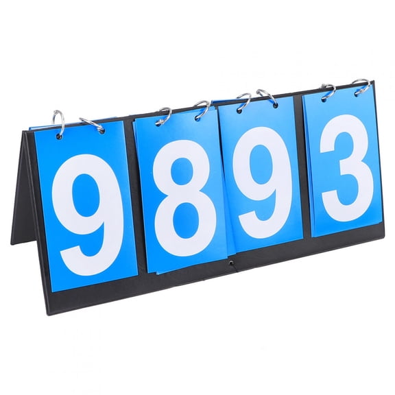 Brynna 4-Digit ScoreboardScoreboard 4-Digit Scoreboard Sports Competition Score Keeper for Table Tennis Basketball Badminton Blue