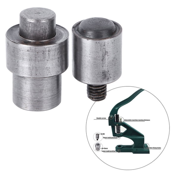 Brynna 45# Steel Clothing Hand Press Machine Setter Eyelet Puncher Grommet Die Mold Manual Installation Tool 14mm