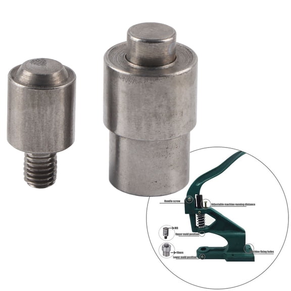 Brynna 45# Steel Tool Hand Press Machine Setter Eyelet Puncher Grommet Die Mold Manual Installation Tool 12mm