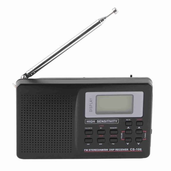 Brynna AMFM Receiver, Mini MICRO USB TV Sound Radio for Elder for Entertainment