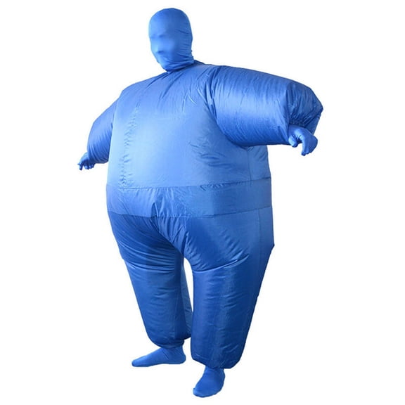 Brynna Adult Inflatable Full Body Jumpsuit Blow Inflatable Full Body Suit for Adults Funny Blow Up Costume Jumpsuit for Festival Holiday Themed Parties Orange