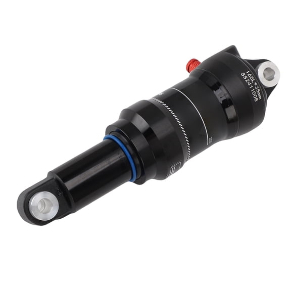 Brynna Air Pressure RearBike Rear Suspension Shock, Bike Rear Shock Aluminum Alloy for Mountain Bikes White