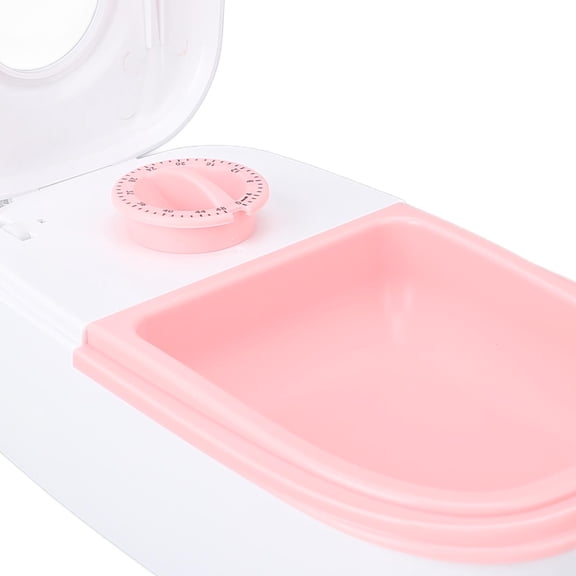 Brynna Automatic Pet Food Dispenser Cat Food Feeder, Automatic Pet Feeder Plastic for Dogs Cats Pink