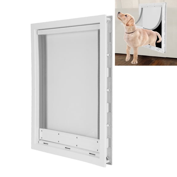 Brynna Automatically Close Pet Door Pet Door, Workmanship Great Material for Home White
