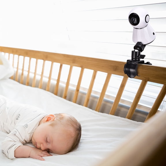 Brynna Baby Secure Camera Mount Mount Baby Camera Mount Adjustable Angle Securely Fixed Universal Baby Camera Clip Clamp Mount Black