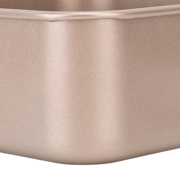 Brynna Baking Tray Square Deep Nonstick Baking Pan for Cake Bread Barbecue Gold Stackable