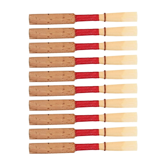 Brynna Bamboo Oboe Reeds Medium Strength Oboe Reeds, Playable and sturdy, Great for Beginners, Set of 10, 100% Bamboo, Suitable for Oboes, No Soaking Needed, Play Entire Range with Ease, With