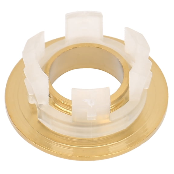 Brynna Bathroom Sink Overflow Trim 2 Pcs Sink Overflow Ring Copper Bathroom Basin Overflow Cover Hole Insert Cap Trim Ring Gold