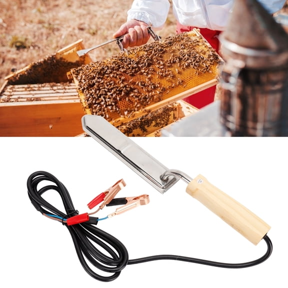 Brynna Beekeeping Tools Electric Honey Uncapping Knife Honey Scraper Cutter Beekeeping Equipment Tools 12V