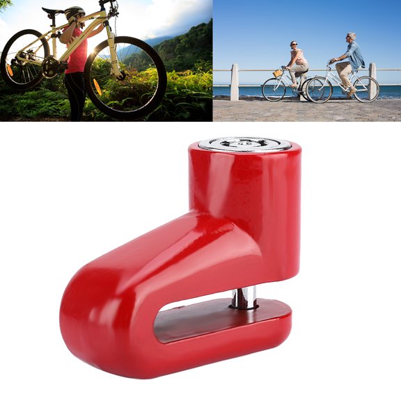 Brynna Bike Rotor Lock HEAVY DUTY MOTORCYCLE DISC LOCK PORTABLE MINI LOCK FOR SAFETY MOTORCYCLE BLACK