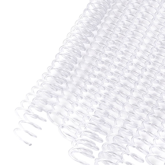 Brynna Binding Spiral Plastic Binding Ring Spiral Rings for A4 Paper 20pcs 30 Hole Loose leaf