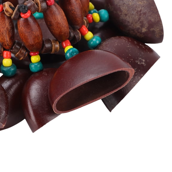 Brynna Cacho Seed Rattle Bracelet Anklet Seed 2 Packs African Seed Rattle Natrual Nut Shell Bracelet Handmade Musical Instrument Shakers Natural Resonance Percussion Companion Relaxing Gift