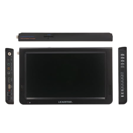 Brynna Car Digital TV10 Inch Portable Digital ATSC TFT HD Screen LED TV Video Player for Car Caravan Camping Outdoor or Kitchen Support USB SD Card