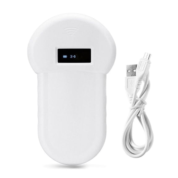 Brynna Chip Identification Transponder Microchip Scanner, USB Charge OLED Dog Microchip Reader for Management