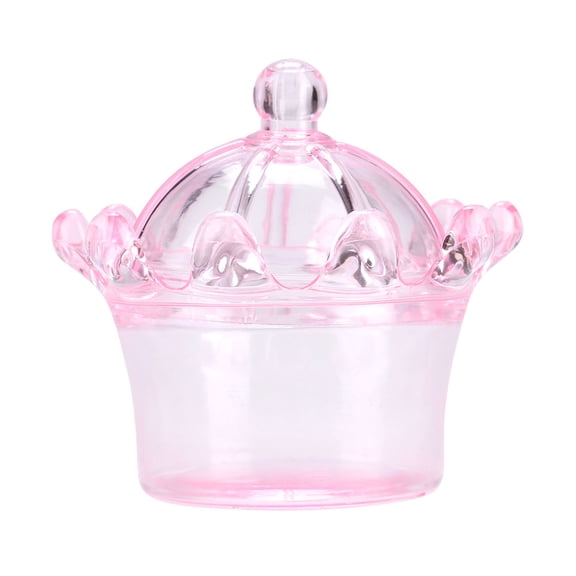 Brynna Chocolate Boxs 12Pcs Transparent Crown Plastic Candy Box Bags for Party , Chocolate Boxs, The One with Love, Friendship, Affection, Sweetness