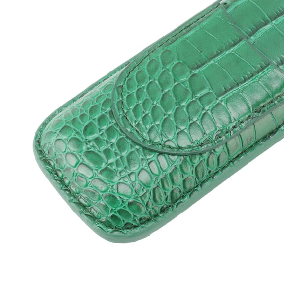 Brynna Cigar Humidor Leather Cigar Case, Cigar Case Holder Vintage for Anniversary Green