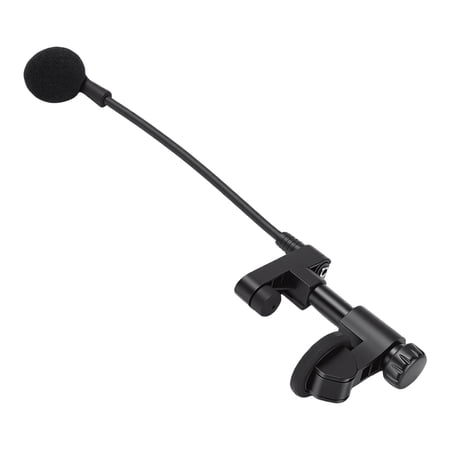 Brynna Clip On Instrument MicrophoneMicrophone Wireless Instrument Microphone 2.4G Violin Cello Guitar Clip On Condenser Mic for Stage Performance Band