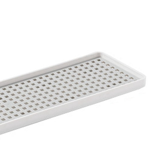 Brynna Coffee Tea Tray Dish Drainer Drying Rack, Double Layer Drain Tray PP for Home 38x10.5x1.7cm