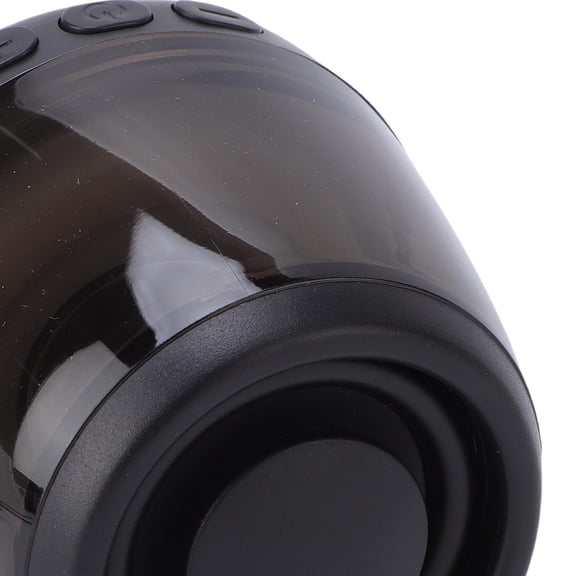 Brynna Compact SpeakerCompact Magnetic Bluetooth Speaker Bluetooth 5.3 Stereo Sound Portable Wireless Speaker with RBG Light for Outdoor Party Home Travel Black