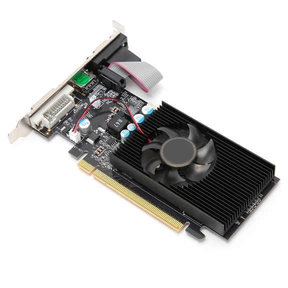 Brynna Computer Accessories Graphics Card, Low Noise PCI Graphics Card for Desktop for Computer Accessories