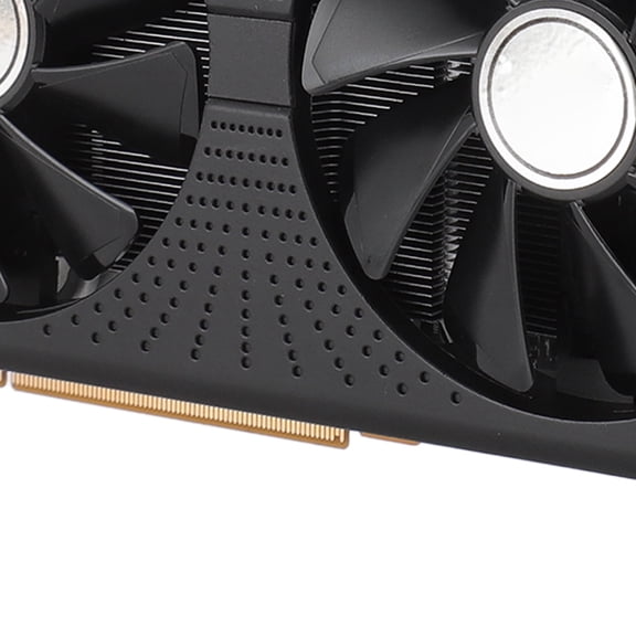 Brynna Computer Gaming Video CardGraphics Card, DisplayPort DVI D Interface RX590 8GB GDDR5 256bit Gaming Graphics Card with Dual Fan for Desktop PC