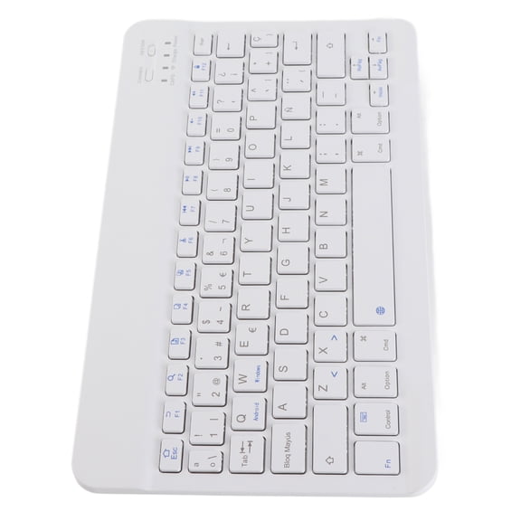 Brynna Computer Supplies Wireless Keyboard, Light Durable Non Fade Intelligent Keyboards 5 Million Hits for OS X for Computer Espagnol