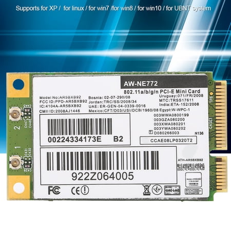 Brynna Computer Suppllies Drive Free Network Card, 802.11A/B/G/N Wireless Network Card for Notebook Computers for Desktop