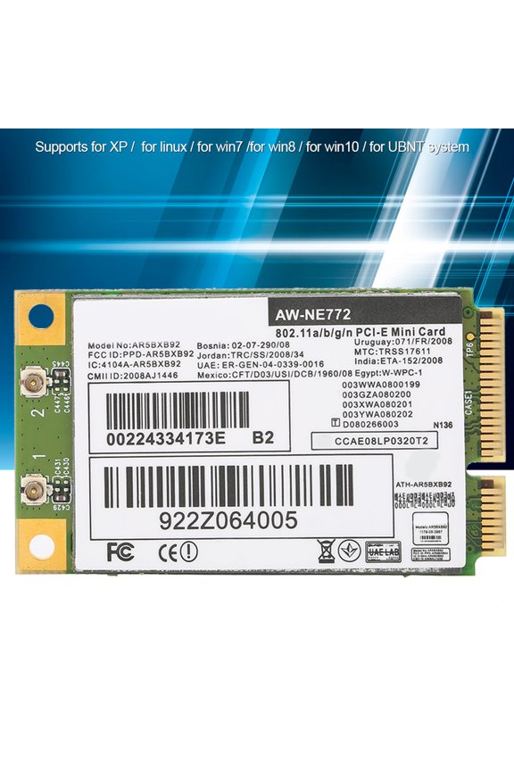 Computer Suppllies Drive Free Network Card, 802.11A/B/G/N Wireless Network Card for Notebook Computers for Desktop