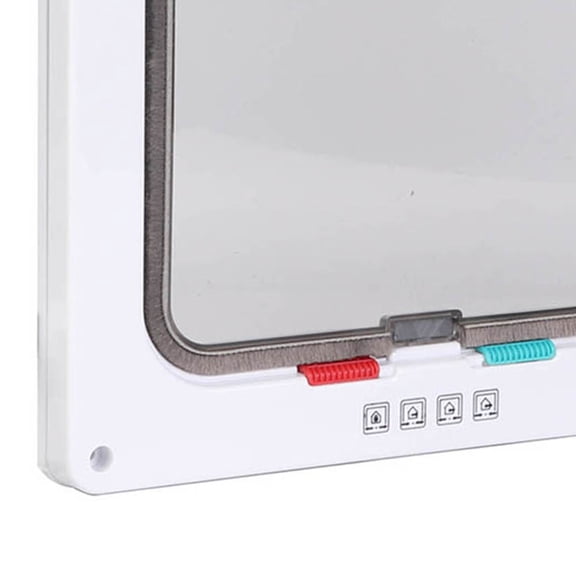Brynna Control Cat Door Pet Screen Door Window Lockable, AUTOMATIC CLOSE Dog Cat Flap for Home