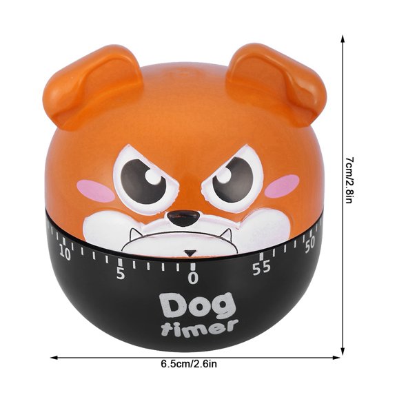 Brynna Cooking Counters Cute Dog Mechanical Kitchen Timer Cooking Reminder Tool for Home