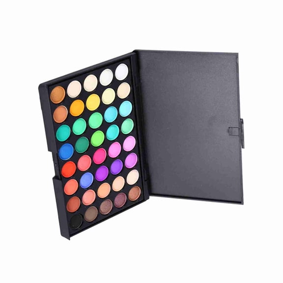 Brynna Cosmetic Matte Cosmetic Matte Eyeshadow Cream Eye Shadow Makeup Palette Shimmer Set 40 Color With Brush#2