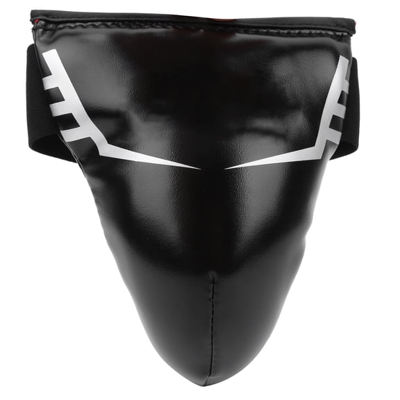Brynna Crotch ProtectorGroin Groin Guard Black PU Boxing Crotch Ptotective Jockstrap Cup for 5-9 Children