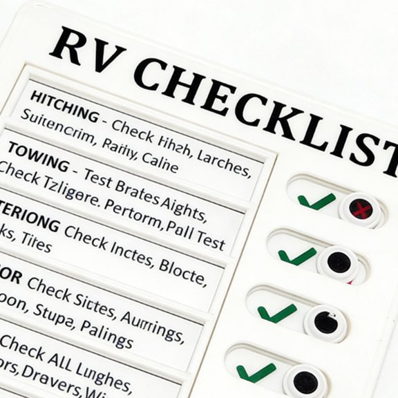 Brynna Daily Checklist Board 2PCS RV Checklist Boards Detachable Lightweight Chore Chart Memo Checklist Board with Slider