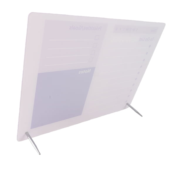 Brynna Daily Planner Dry Erase Board Dry Erase Planner Board Sturdy Acrylic Desktop Calendar To Do List for Office Home School