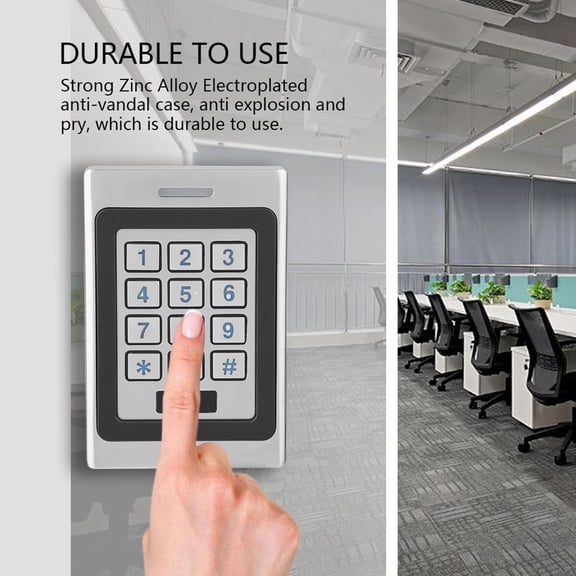 Brynna Door Entry System Waterproof Card Door Access Controller Security System for All Weather Outdoor Use