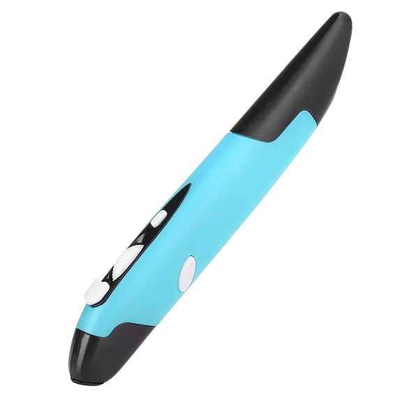 Brynna Ergonomic MouseErgonomic USB Computer Stylus PC Parts Wireless 2.4G Mouse Pen Type Personalized Innovative VerticalBlue PR-03