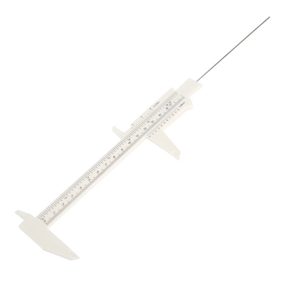 Brynna Eyebrow Positioning Ruler Eyebrow Shaping Ruler, High Accuracy Easy Operation 0-15.5cm Eyebrow Measurement Ruler Plastic Rustproof Portable Clear Scale for Salon