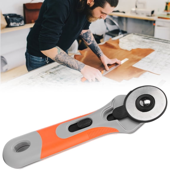 Brynna Fabric Cutting Tool 45mm Roller Wheel Round Knife Tailor Cutter Sewing Quilting Fabric Cutting Craft Tool