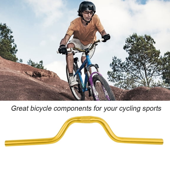 Brynna Fixed Gear Bike HandlebarAluminum Bike Fixed Gear Riser Bar Handlebar Matte Surface Bicycle Cycling Sports Accessories