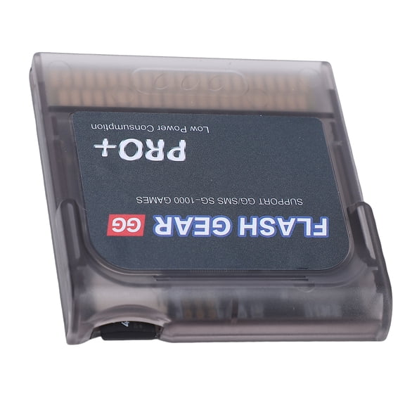 Brynna Flash Card Support for GG Video Flash Memory Card Support for GG Game Gear Console 600 in 1 Flash Game Cartridge with Built in 4GB Memory