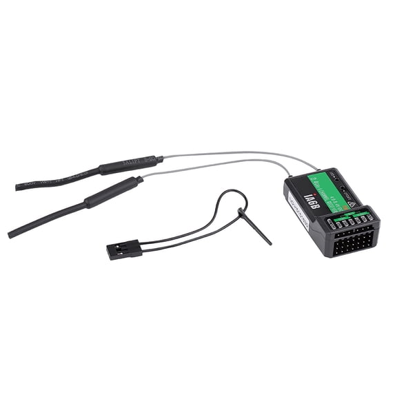 Brynna FlySky ReceiverFS-iA6B 6CH Receiver, FS-iA6B Receiver Dual Antennas for RC Transmitter