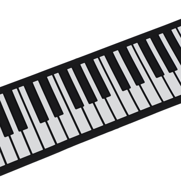 Brynna Foldable PianoHand Roll Piano Keyboard, Playback Chord Function Portable Silicone 88 Keys Speaker Foldable Roll Up Keyboard Electronic for Children