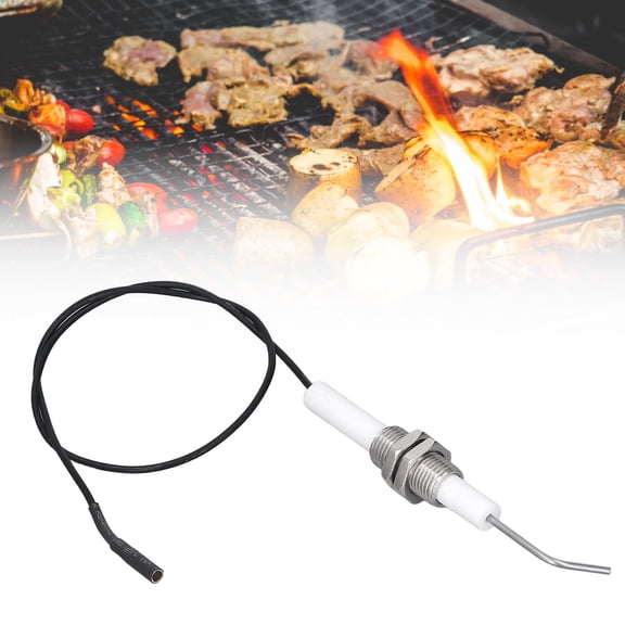 Brynna Furnace Ignition Electrode Spark Ignition Threaded Electrode, Spark Ignition Electrode Ceramic M10 Thread for Outdoor