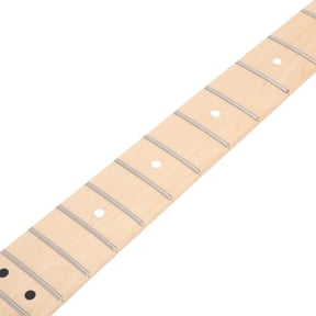 Brynna Guitar Neck Neck Electric Guitar Neck Maple Fretboard 22 Frets Bone Nut for ST Replacement Pre Drilled 10mm Tuner Holes Dual Action Truss Rod