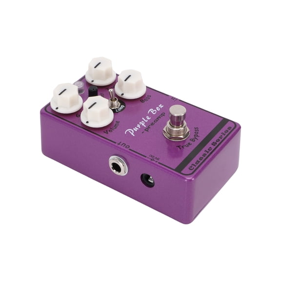 Brynna Guitar Pedal Bundle Guitar MOSKYAUDIO Guitar Effects Pedal Purple Box Overdrive Preamp Boost Compressor Wide Dynamic Tone Control True Bypass Metal Electric Guitar Effects Pedal