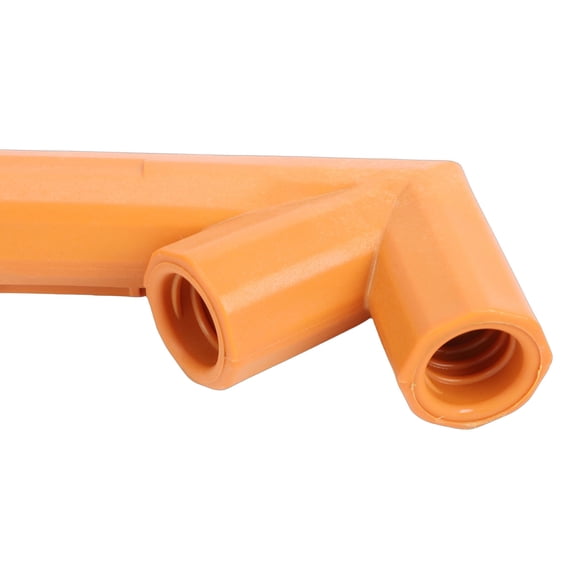 Brynna Gutter Guard Cleaner Spoon Scoop Gutter Cleaning Tool Plastic Roof Gutter Cleaner Scoop Attachment for Standard 3/4 Inch Threaded Poles Orange