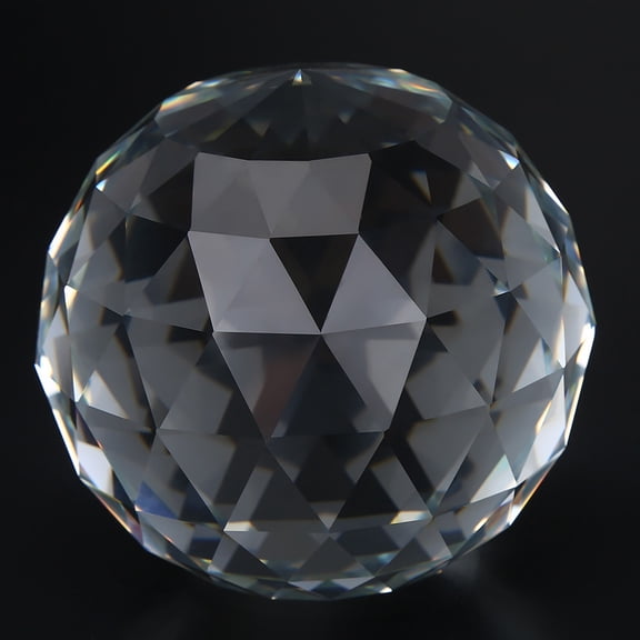 Brynna Hardware Glass 60/80mm Clear Cut Crystal Prisms Glass Ball Home Hotel Decor Hardware Fittings