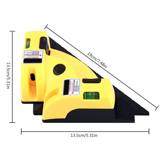 Brynna Horizontal Right Angle 90 Degree Vertical Horizontal Line Level Projection Layout Tool