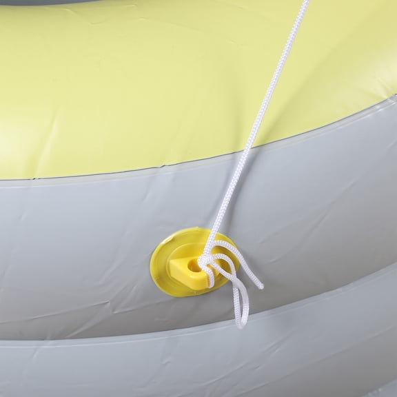 Brynna Inflatable Play Pool Blow Up Pool, Reliable Thicken Inflatable Pool Soft Large with Canopy for Backyard Yellow