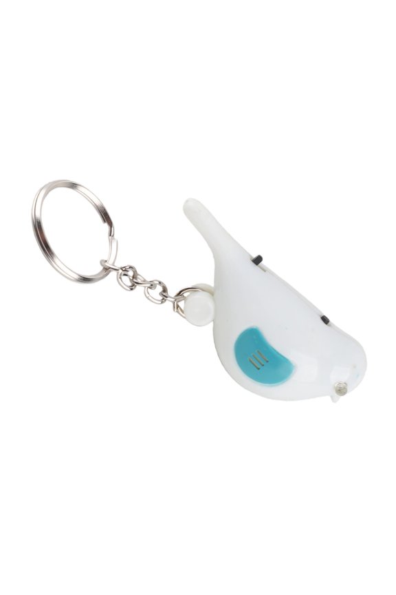 Intelligent Key Finder Bird LED Whistle Key Finder Intelligent Voice Control Keychain With Battery for Home Office Travel